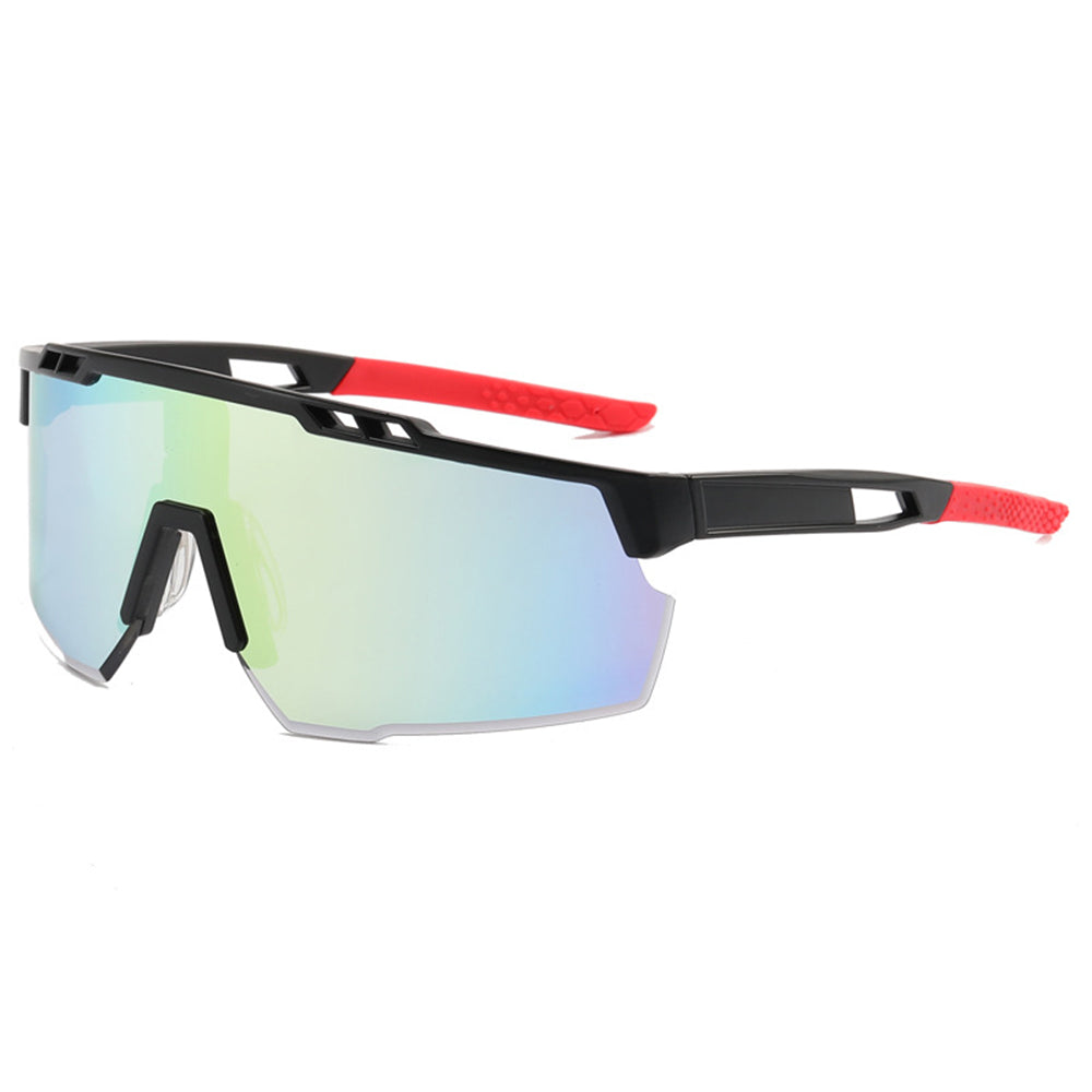 Techsuit - Bike Glasses (9963) - for Cycling, Sport Outdoor Activities, with PC Frame and Lens, Unisex - Black / Light B