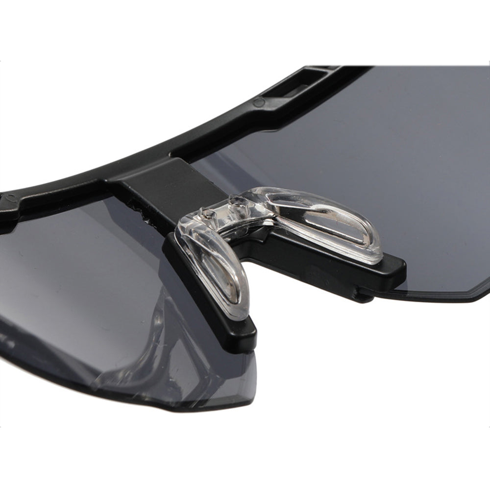 Techsuit - Bike Glasses (9963) - for Cycling, Sport Outdoor Activities, with PC Frame and Lens, Unisex - Black / Light B