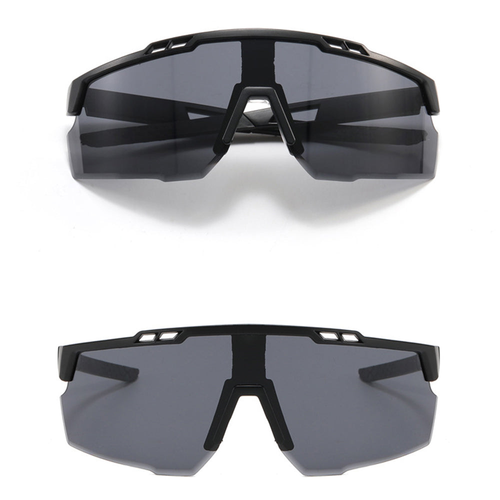 Techsuit - Bike Glasses (9963) - for Cycling, Sport Outdoor Activities, with PC Frame and Lens, Unisex - Black / Light B
