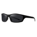Techsuit - Bike Glasses (24101) - for Cycling and Sport Outdoor Activities, Polarized, Unisex - Black