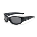 Techsuit - Sunglasses Polarised (800-C11) - for Kids, Sport Type, Flexible - Bright Black