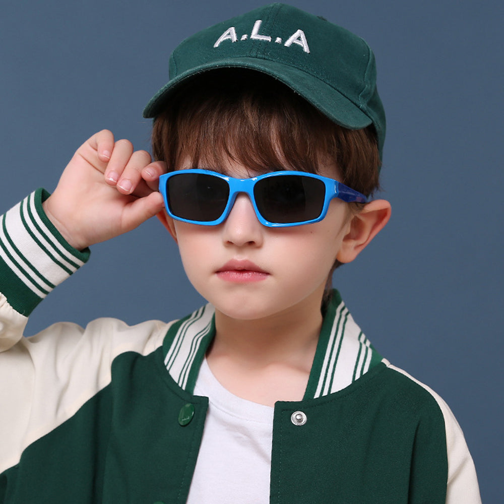 Techsuit - Sunglasses Polarised (8202-C30) - for Kids, Sport Type - Rose Red / Pink