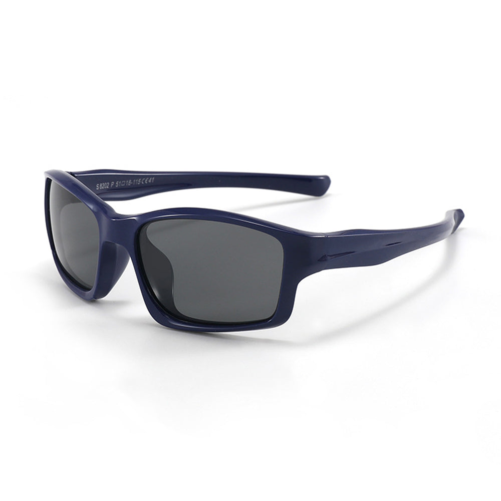 Techsuit - Sunglasses Polarised (8202-C41) - for Kids, Sport Type - Navy Blue