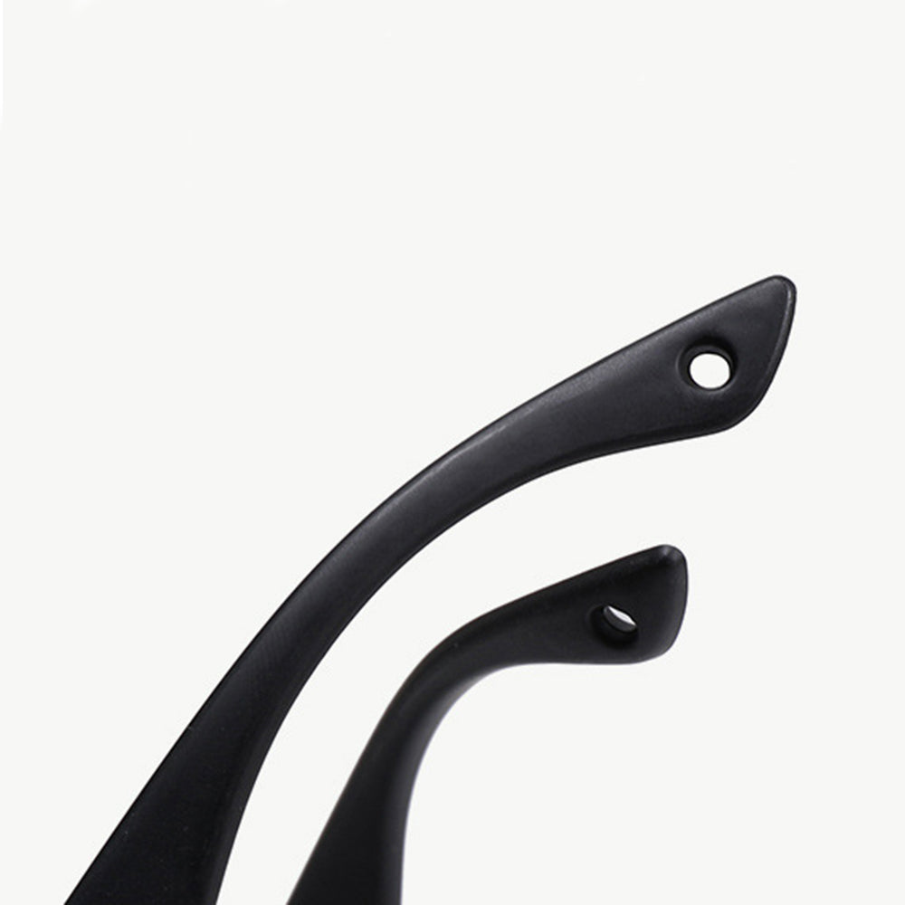 Techsuit - Sunglasses Polarised (8306-C14) - for Babies, Square Shape, with Strap - Black / Red