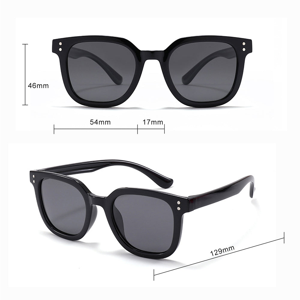 Ochelari de Soare Techsuit (8351-C29), Forma Patrata, Albastru Inchis