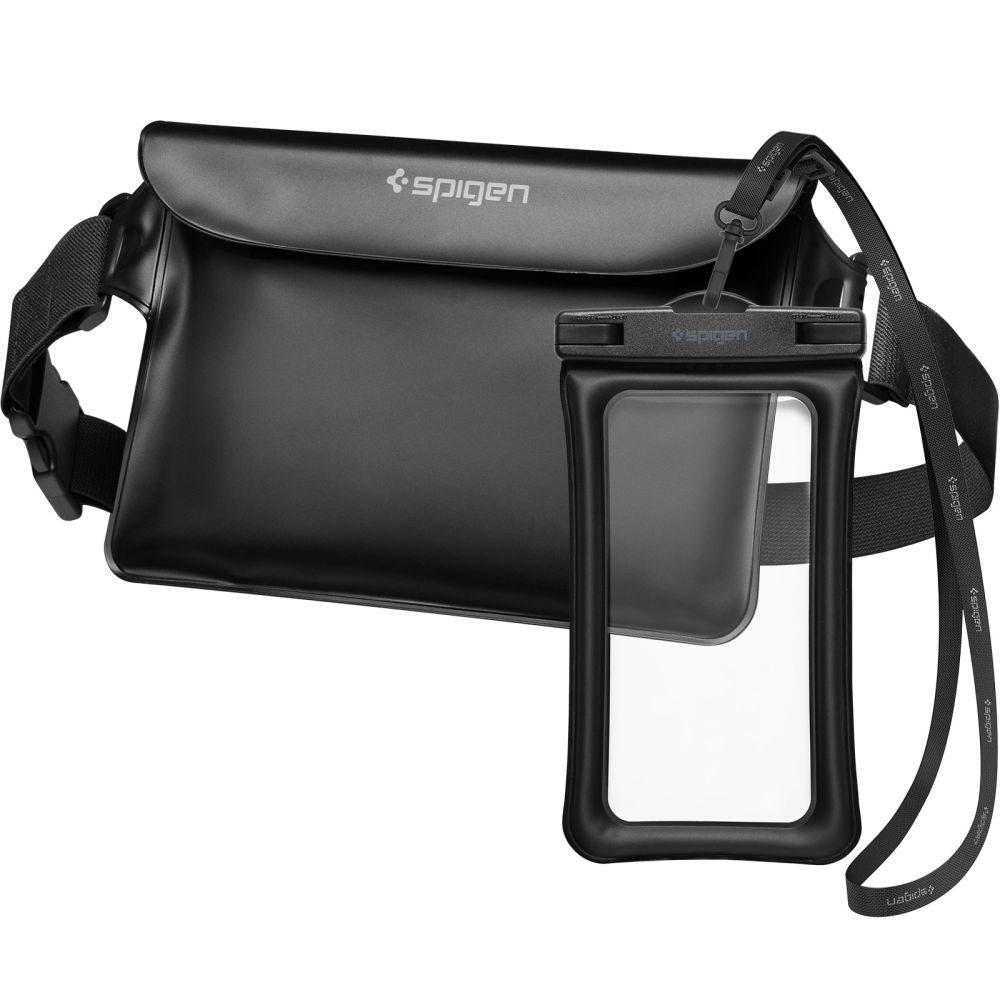 Spigen Waterproof Waist Bag A621 (AMP04533), with Impervious Phone Case, IPX8, Negru – imagine 2
