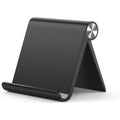 Techsuit - Desk Holder (ABS-BK1) - Folding Feature, for Phone, Tablet, 4 - 7.9" - Black